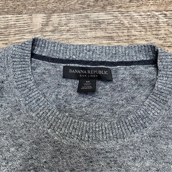 Banana Republic Silk Linen Striped Sweater - Picture 13 of 13